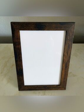 Rustic Brown 4x6 Wood Grain Picture Frame - Brand New